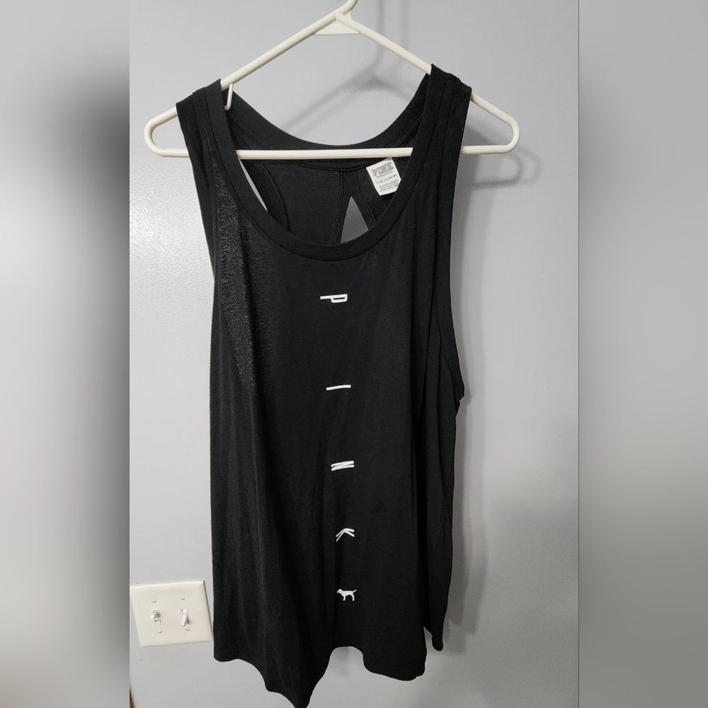 Pink brand tank top
